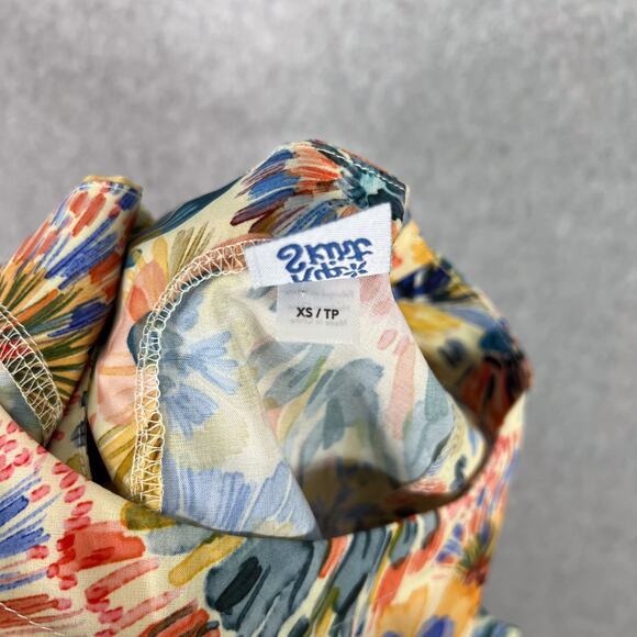 RipSkirt Hawaii Floral Fleur Sleeveless Midi Dress Size XS - Picture 11 of 12